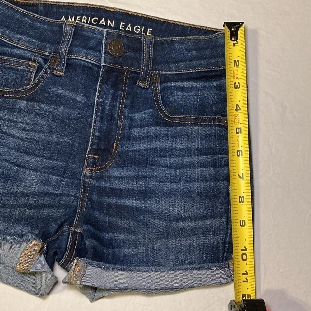 American Eagle Outfitters HiRise Shorties Next Level Stretch Size 0 Regular NWOT